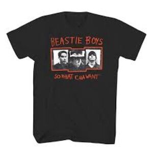 Beastie Boys "So What'cha Want" Red Logo Graphic T-Shirt Size XXL New